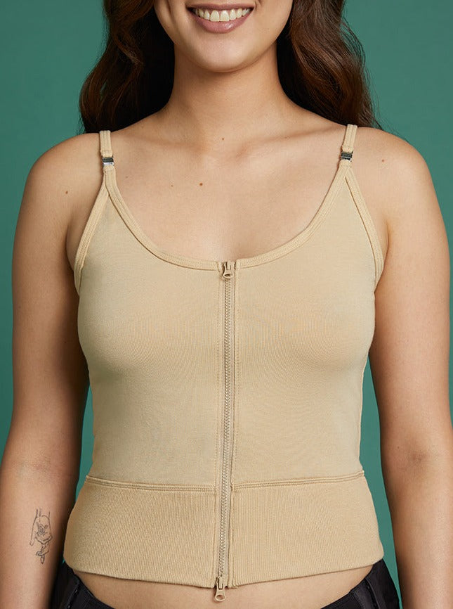 Slick Chicks - Front Zip Cami