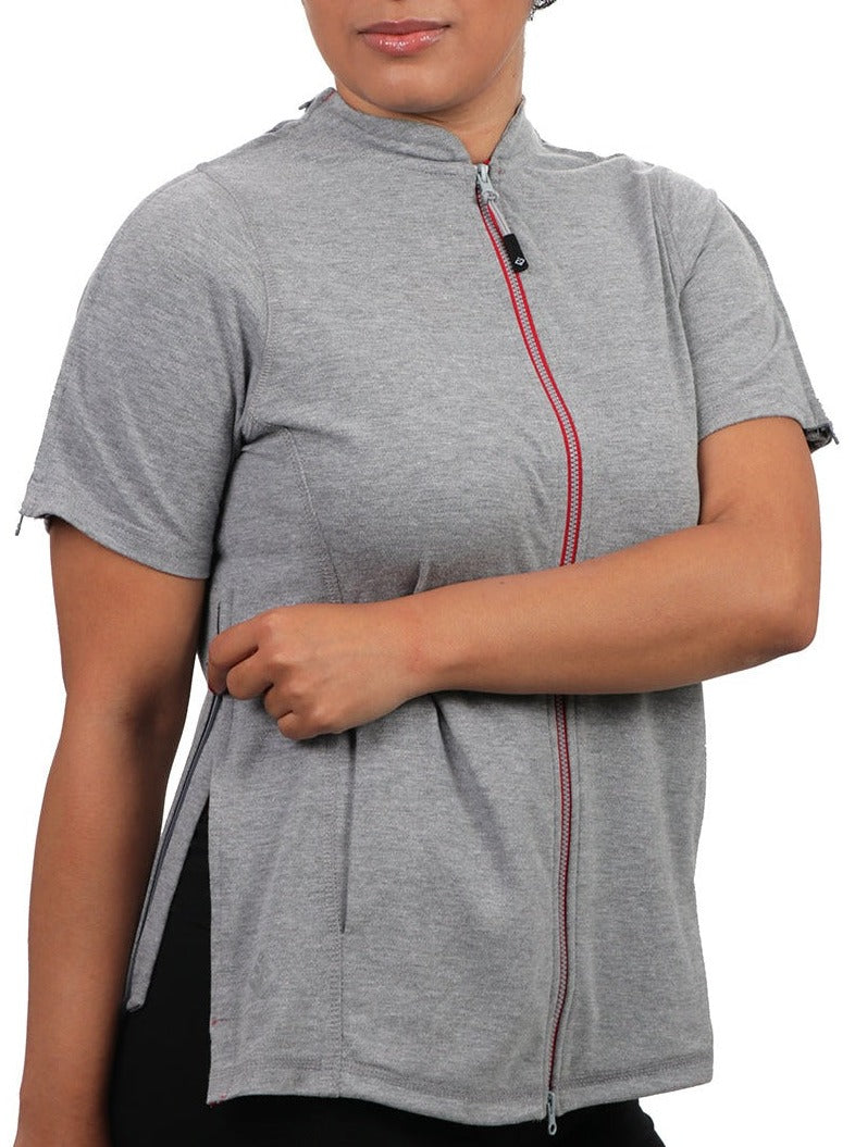 Corinne - Women's Pique Polo - Adaptive Clothing for Women